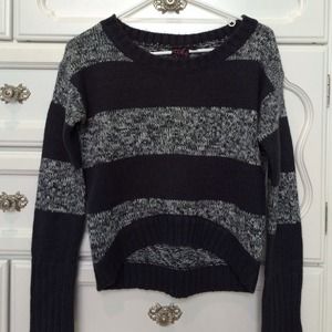 Striped knit sweater