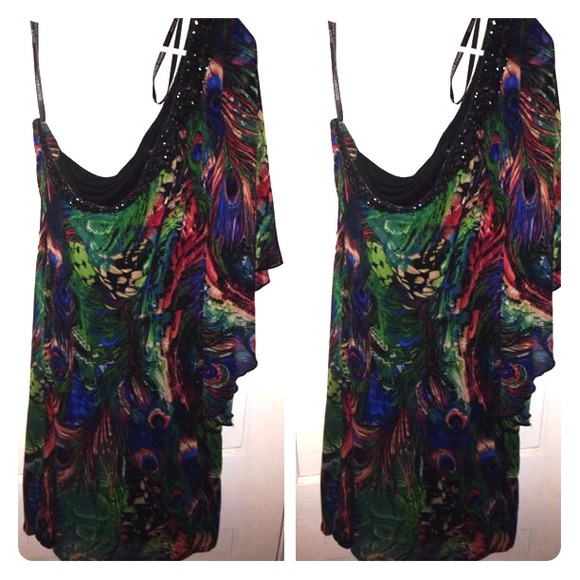 One shoulder dress! SOLD IN BUNDLE!!