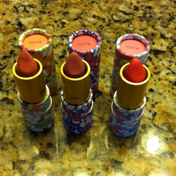 3 TARTE lipsticks