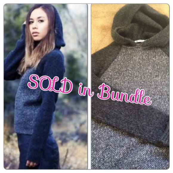 T by Alexander Wang Tops - SOLD! Alexander Wang💘 Tweed print Hoodie