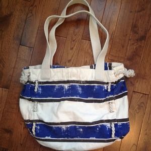 Boutique Canvas Nautical Tote