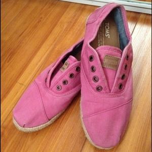 TOMS 'Ceara' Cordones Slip-On (PINK) with laces