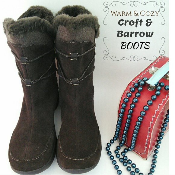 Warm & Cozy CROFT & BARROW boots