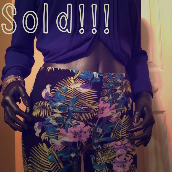 Jungle Print Super Soft Patterned leggings M