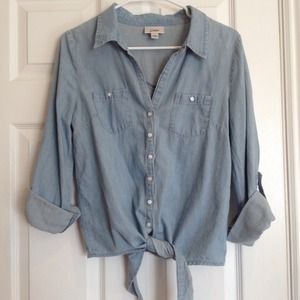 Chambray Button Up Shirt