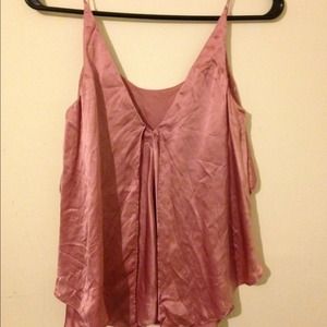 Light Blush Pink Silk Top !! Size sm/med  !