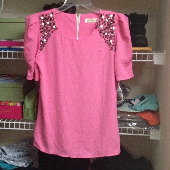 Pink top! Every one must love it!