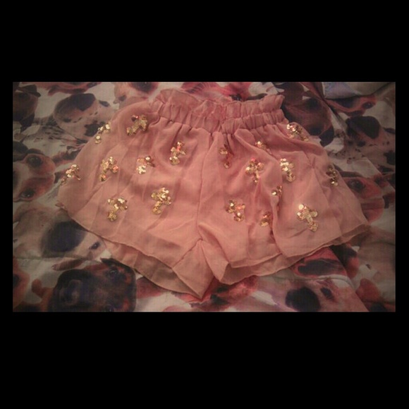 Light pink Crossed high waisted