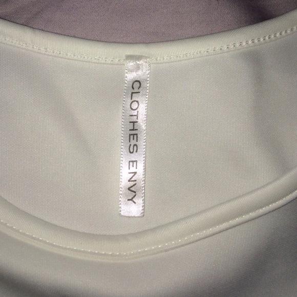 NEW Bodycon Beige & White contour Tank Dress - Picture 3 of 3