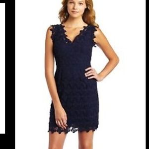 Lilly Pulitzer reeve navy lace dress