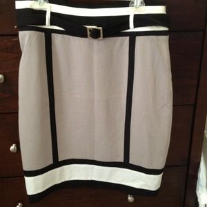 Color Block Pencil skirt