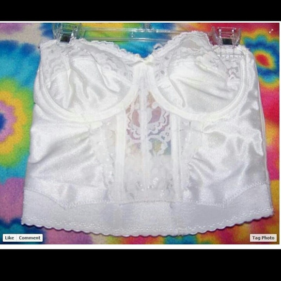 White bustier