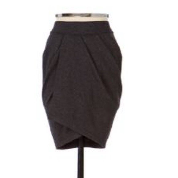 Anthro wrapped skirt