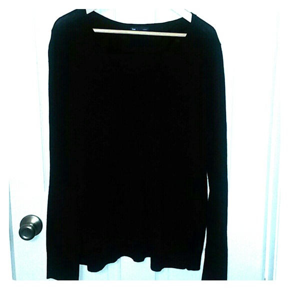 ***DONATED***Black cashmere sweater.