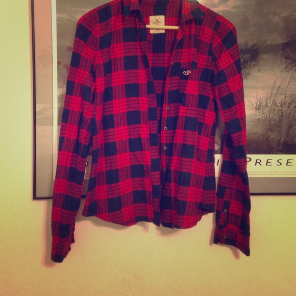 Plaid Hollister shirt