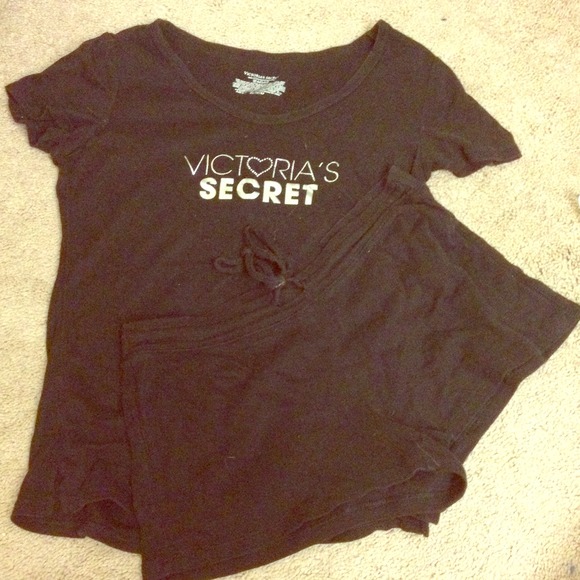 Black Victoria Secret Pjs