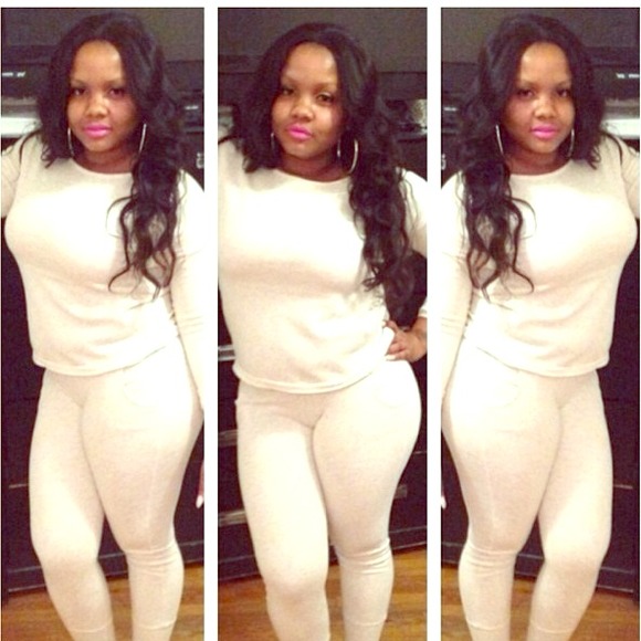 White Jeggins