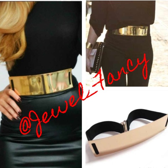 Gold Plate Waist Belt