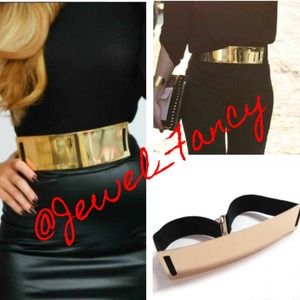 Gold Plate Waist Belt