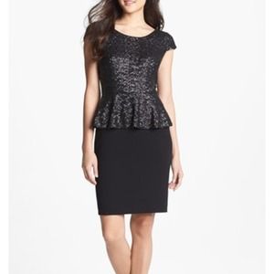 Calvin Klein peplum dress! Black/ wore once