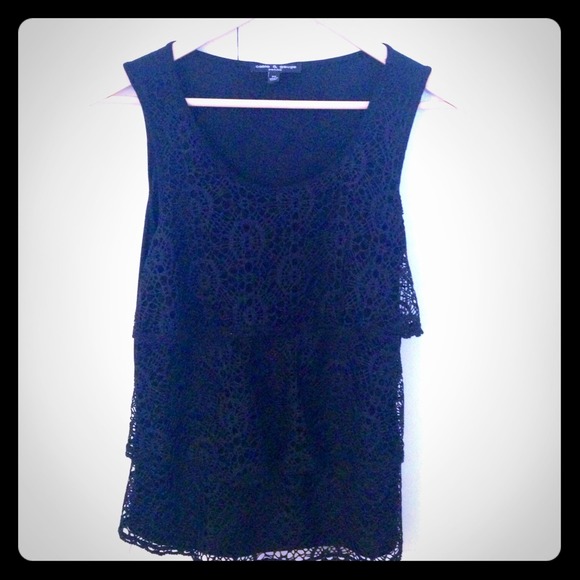 Cable & Gauge lace tank