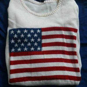 Brandy Melville Susie American Flag Sweater