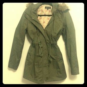 Green winter jacket