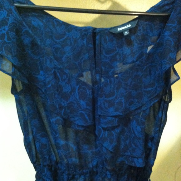 Gorgeous Sheer Express Ruffle Shirt