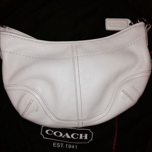 White coach bag