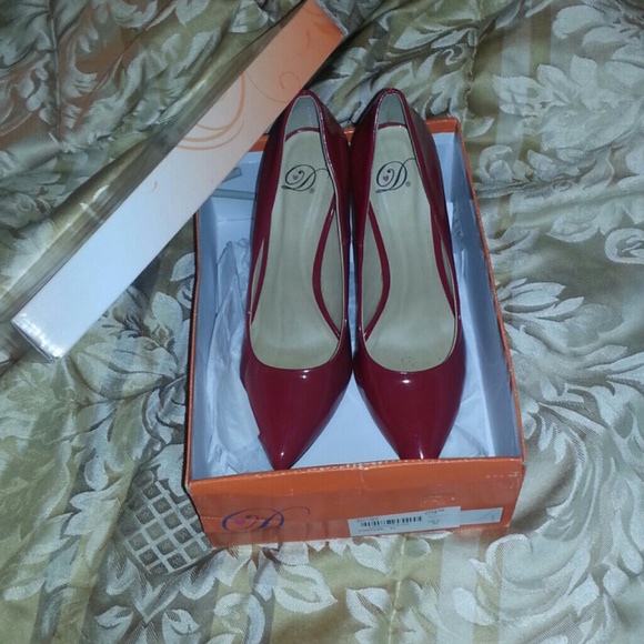 Patent red high heels!