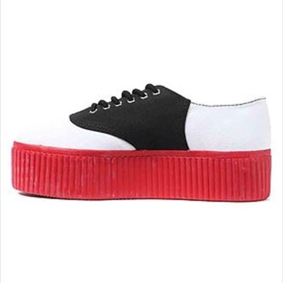 NEW Jeffrey Campbell Hiya Turnblat Zomg Flatform 7 - Picture 3 of 4