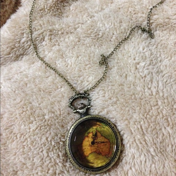 New Watch & necklace! Antic look! Very unique!