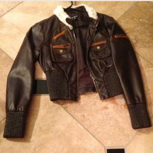 Bebe Moto Jacket Small