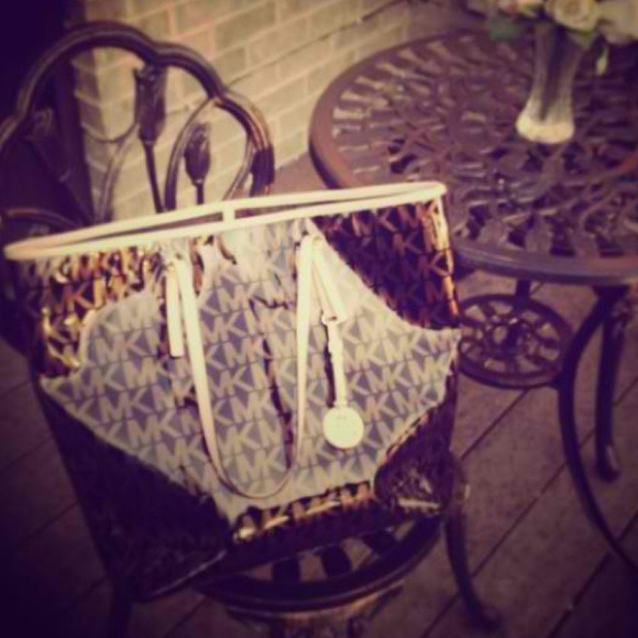 Michael Kors tote bag with MK logo