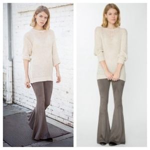 Brandy Melville Taupe Belen Pants
