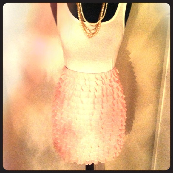Light Pink ruffle skirt