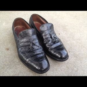 Mens Allen Edmonds Lizard Dress Shoes Size 9 C