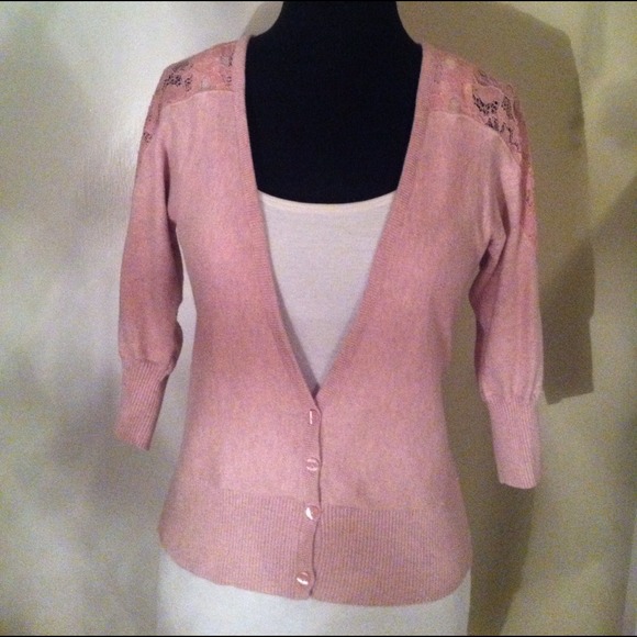 Dusty pink cardigan