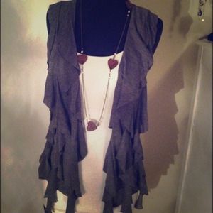 Ruffle vest