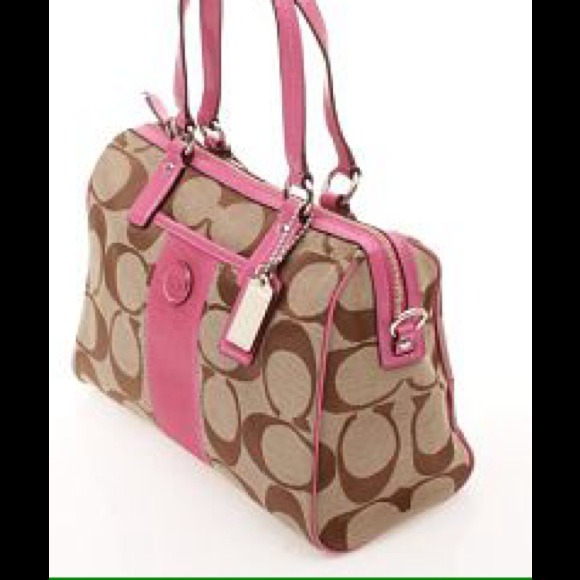 SOLD in bundle  💎HP💎 COACH Signature Stripe - Picture 2 of 2