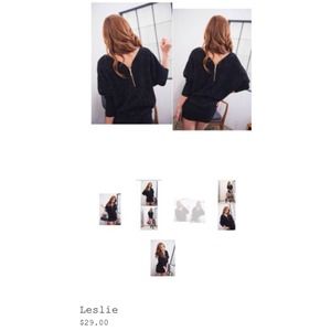 "Leslie" sweater dress
