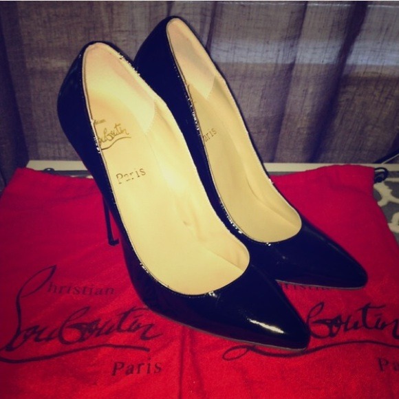 Christian Louboutin Black Patent Pigalle
