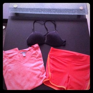 Sport bra,Sport shorts and sport top