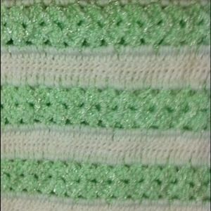 Handmade crotchet baby blanket