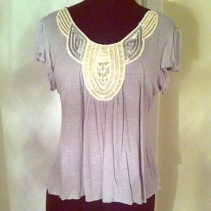 Grey sequin top