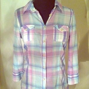 Plaid button up