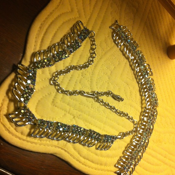 Antique necklace includes the bracelet