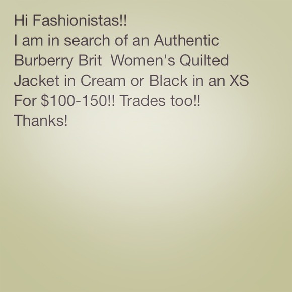 Burberry Brit Quilted Jacket