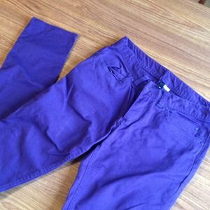H&M purple skinny jeans size 8