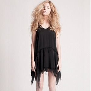 Unif black stray dress